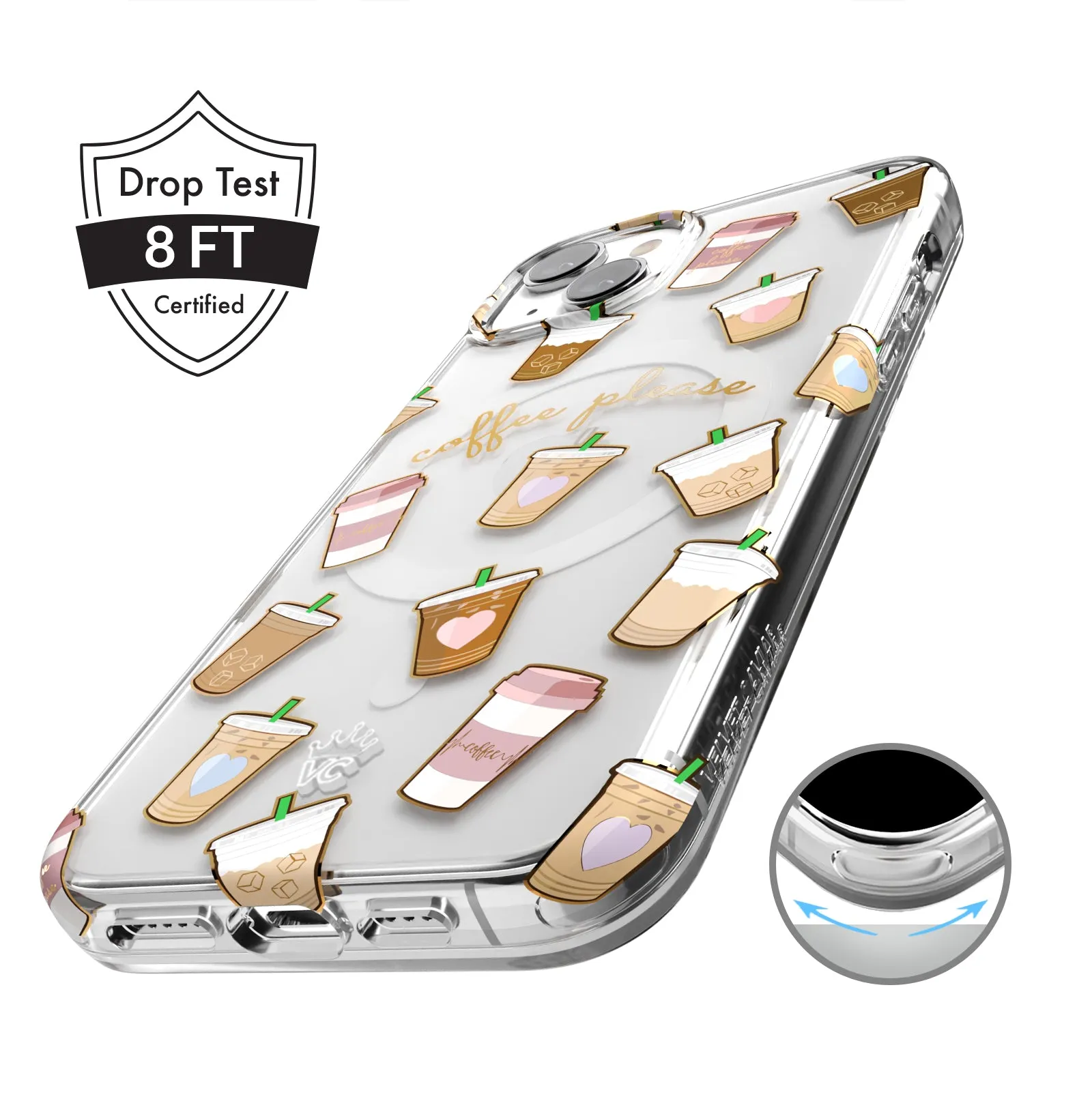 Coffee First iPhone Clear Case