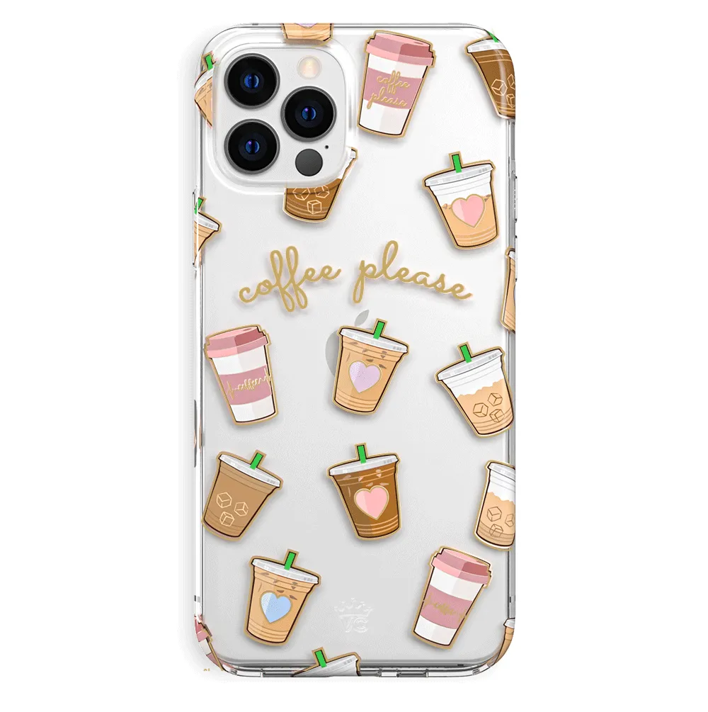 Coffee First iPhone Clear Case