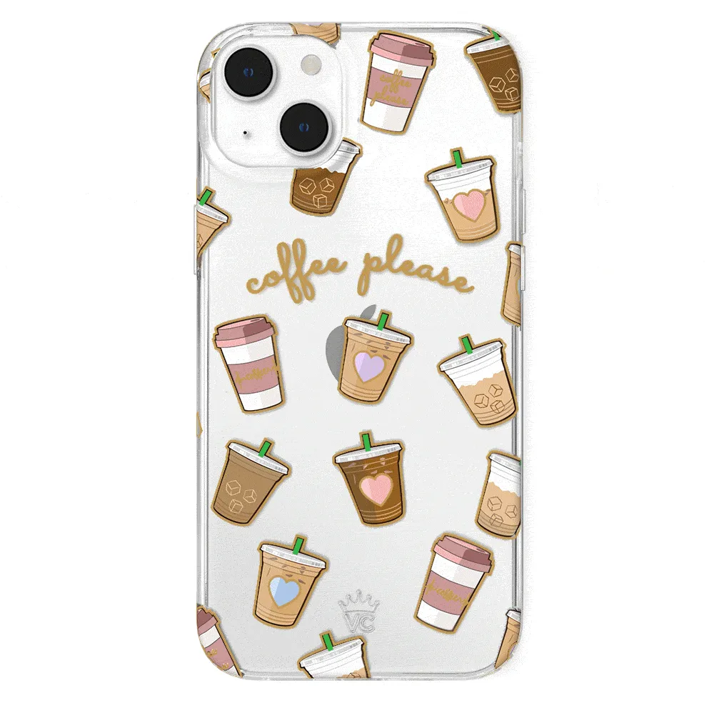 Coffee First iPhone Clear Case