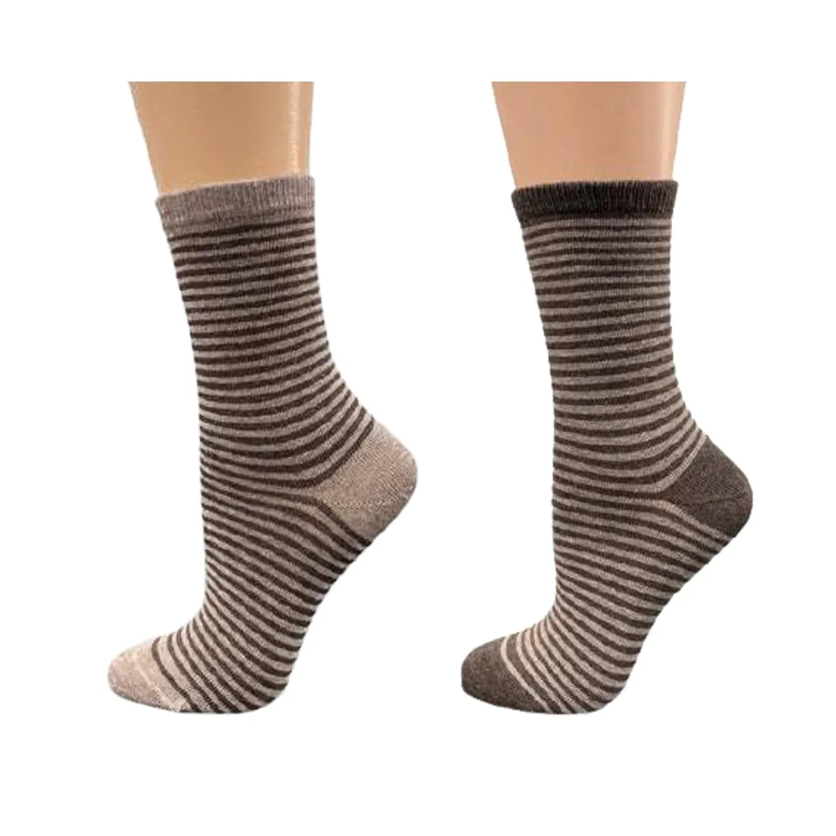 Cotton Crew Stripped and Pin Dot Dress Socks