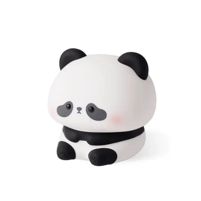 Cute Panda Touch Silicon Lamp - USB Chargeable