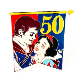 Disney 50th Anniversary Princess Banner Snow White Prince Set