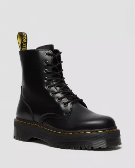 Doc Martens UNISEX JADON BOOT SMOOTH LEATHER PLATFORMS (Black — POLISHED SMOOTH)