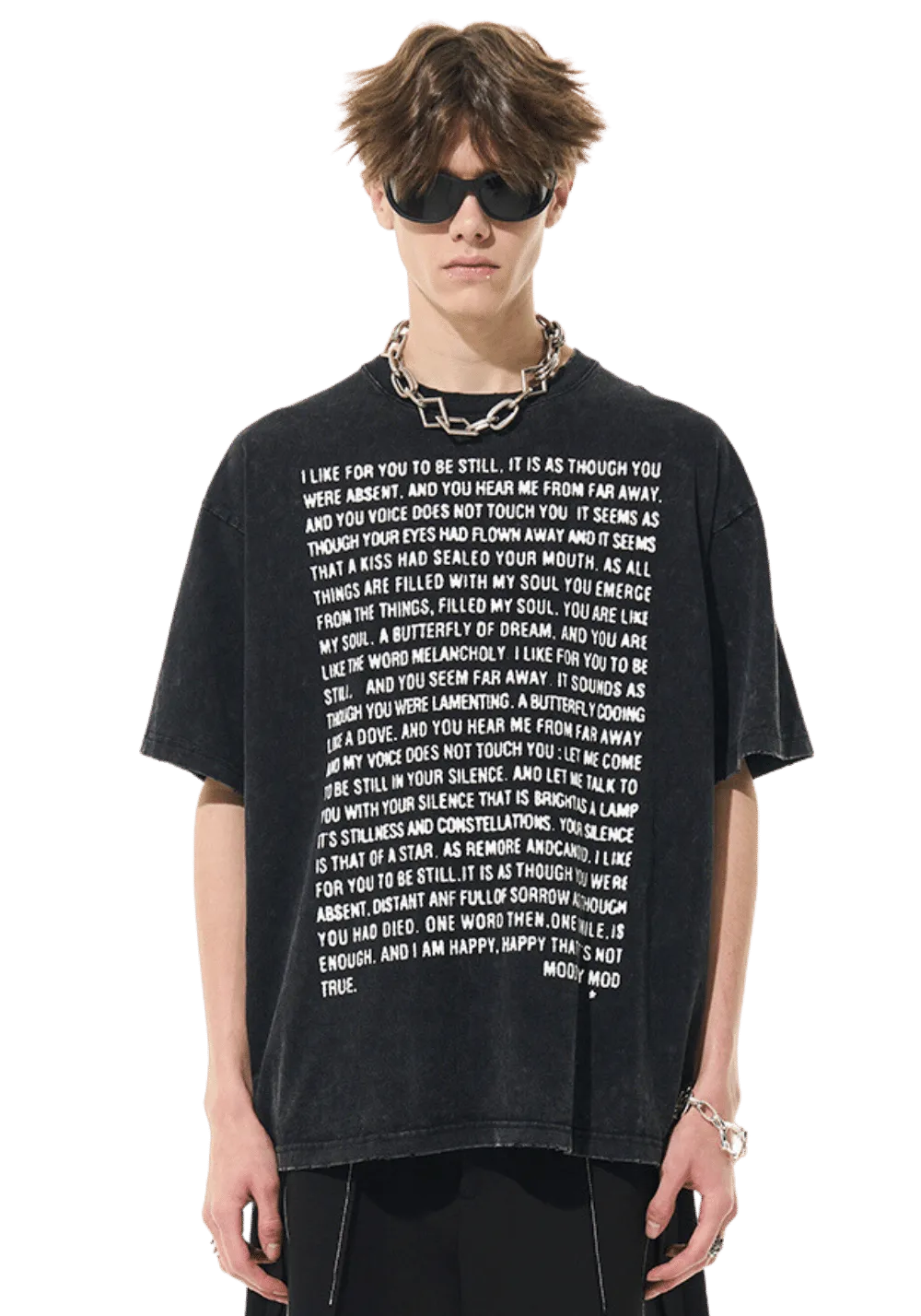 English Poetry Printed T-Shirt