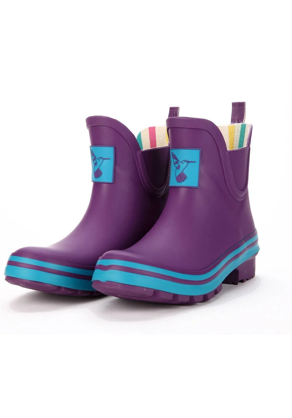 Evercreatures Eggplant Meadow Ankle Wellies