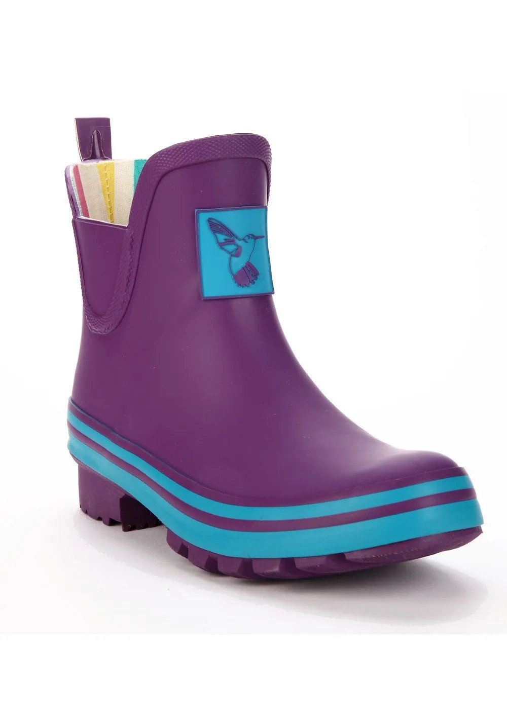 Evercreatures Eggplant Meadow Ankle Wellies