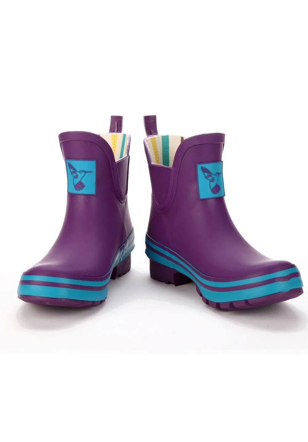 Evercreatures Eggplant Meadow Ankle Wellies