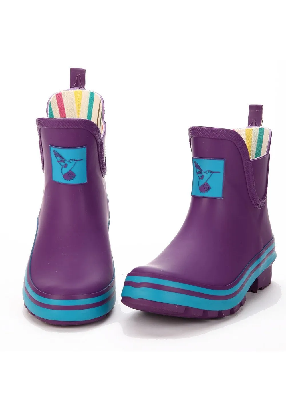 Evercreatures Eggplant Meadow Ankle Wellies