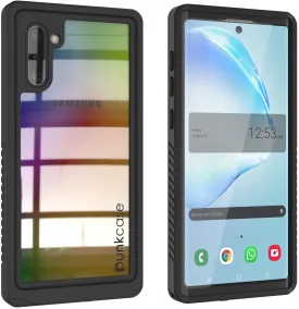 Galaxy Note 10 Case, Punkcase [Extreme Series] Armor Cover W/ Built In Screen Protector [Black]