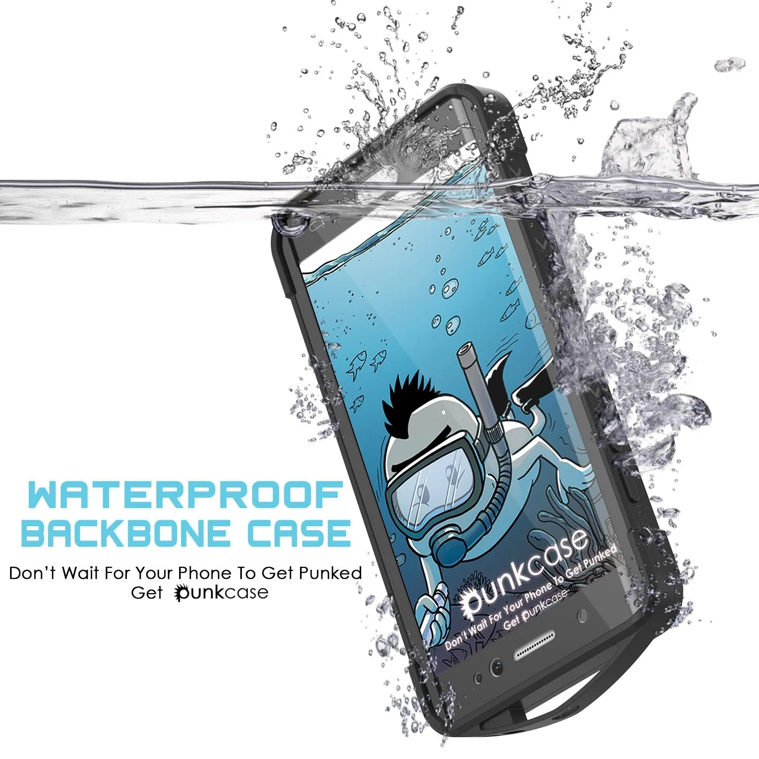 Galaxy Note FE Waterproof Case, Punkcase WEBSTER Series, Black | Heavy Duty Armor Cover