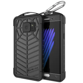 Galaxy Note FE Waterproof Case, Punkcase WEBSTER Series, Black | Heavy Duty Armor Cover