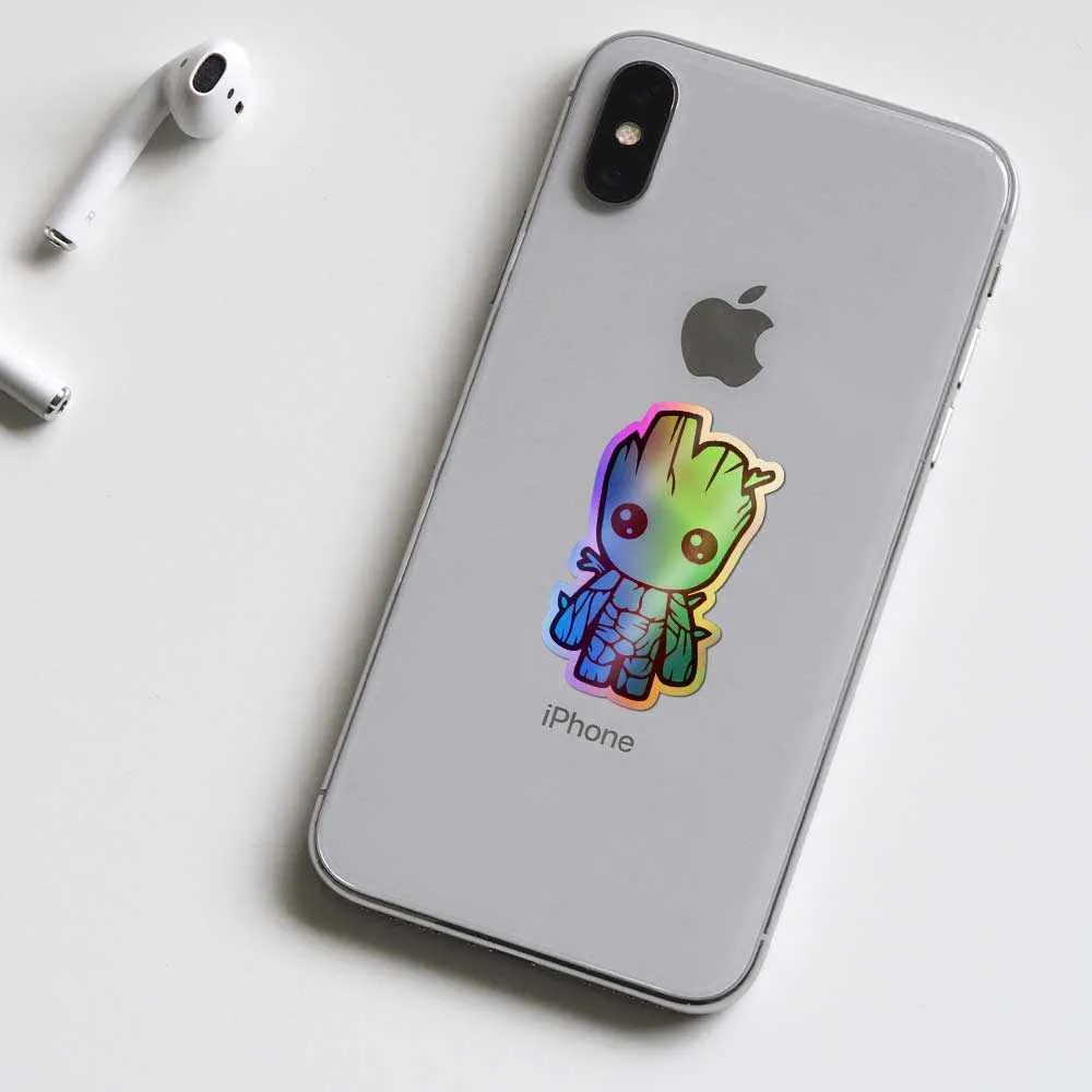 Groot Holographic Stickers