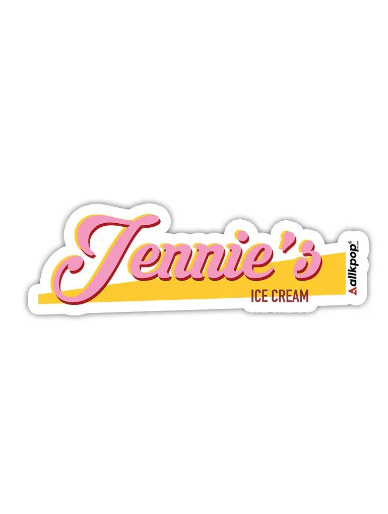 Jennie's Ice Cream Sticker