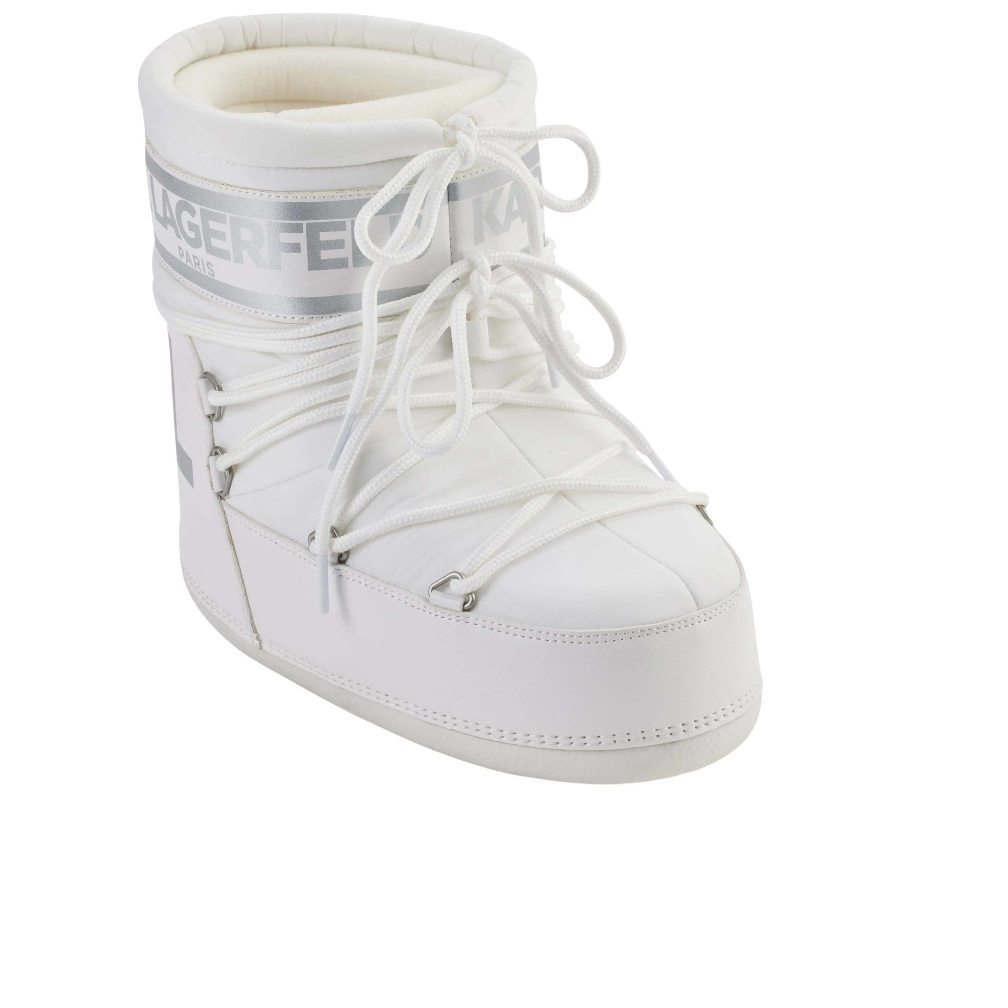 KARL LAGERFELD - Lace-up Cold Weather Winter & Snow Boots