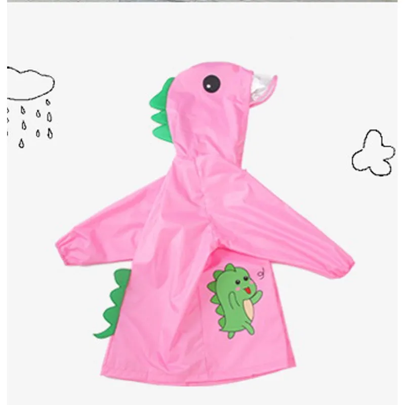 Kids Dinosaur Umbrella Rain boot Poncho Raincoat With Hood comes with Storage Bag for Boys and Girls