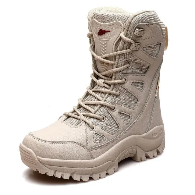 Lace Up Casual High Top Anti-Slip Waterproof Snow Men Boots