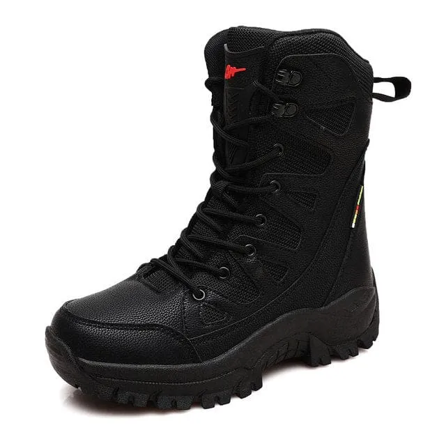 Lace Up Casual High Top Anti-Slip Waterproof Snow Men Boots