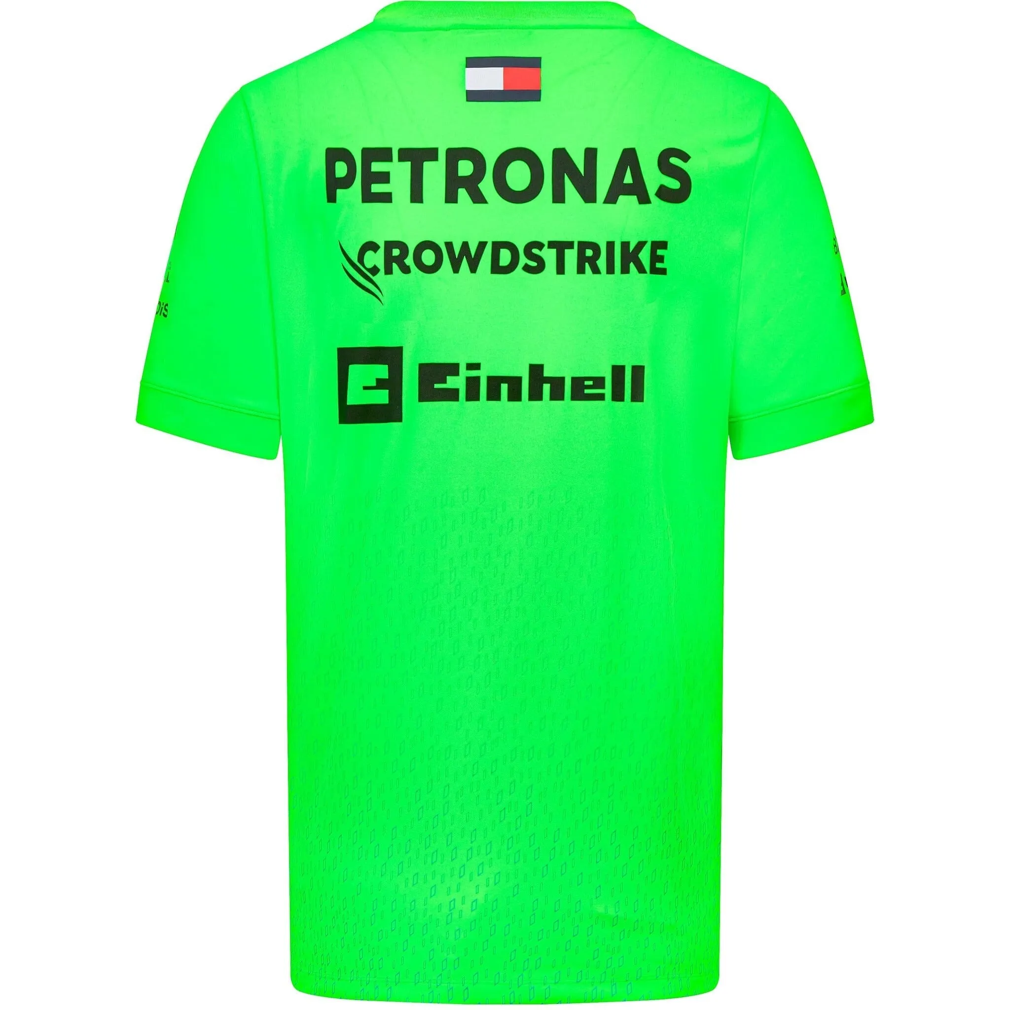 Mercedes AMG Petronas F1 2023 Men's Set Up Driver T-Shirt - Volt Green