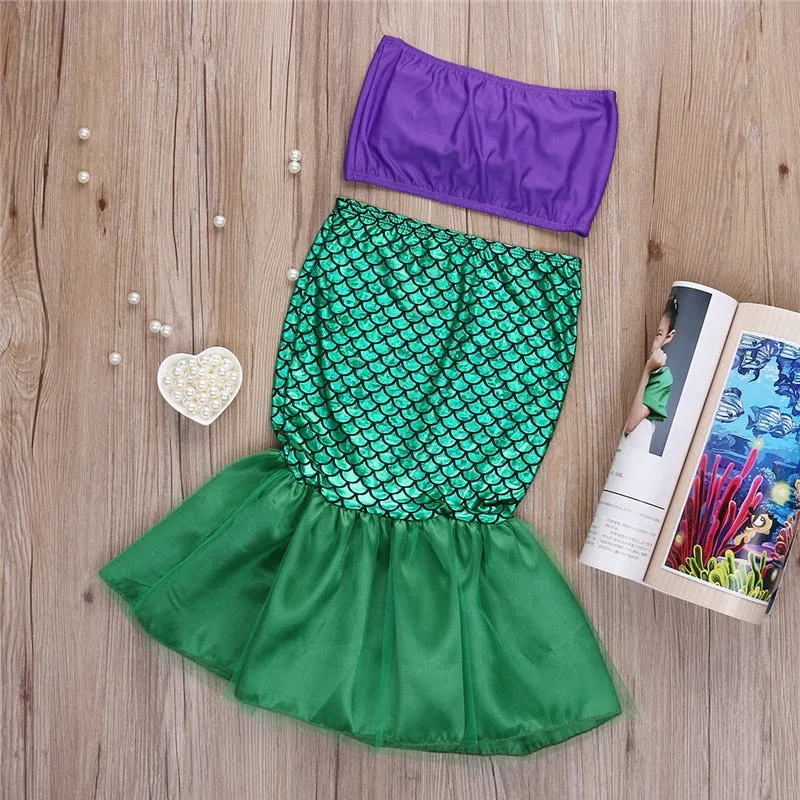 Mermaid Tail Princess Outfit