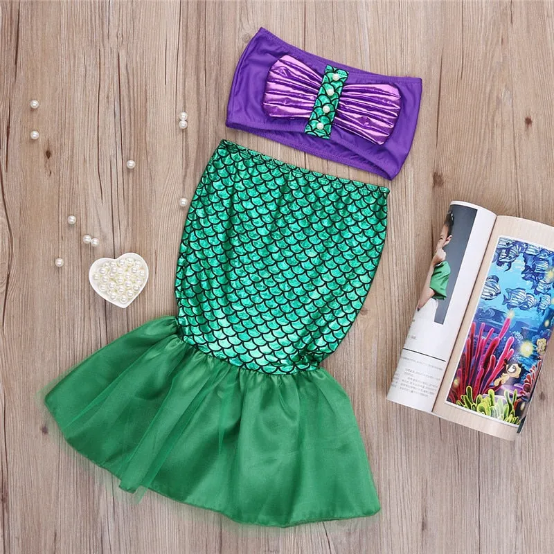 Mermaid Tail Princess Outfit