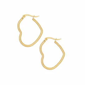 Mini Heart Hoop Earrings