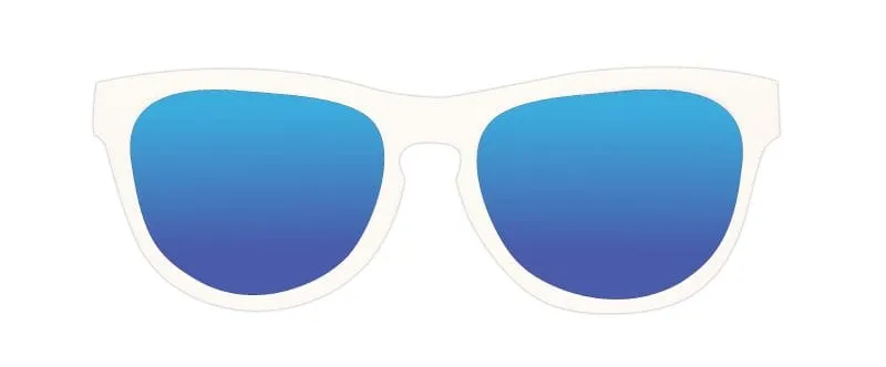 Minishades Polarized Sunglasses White Cloud - Kids'