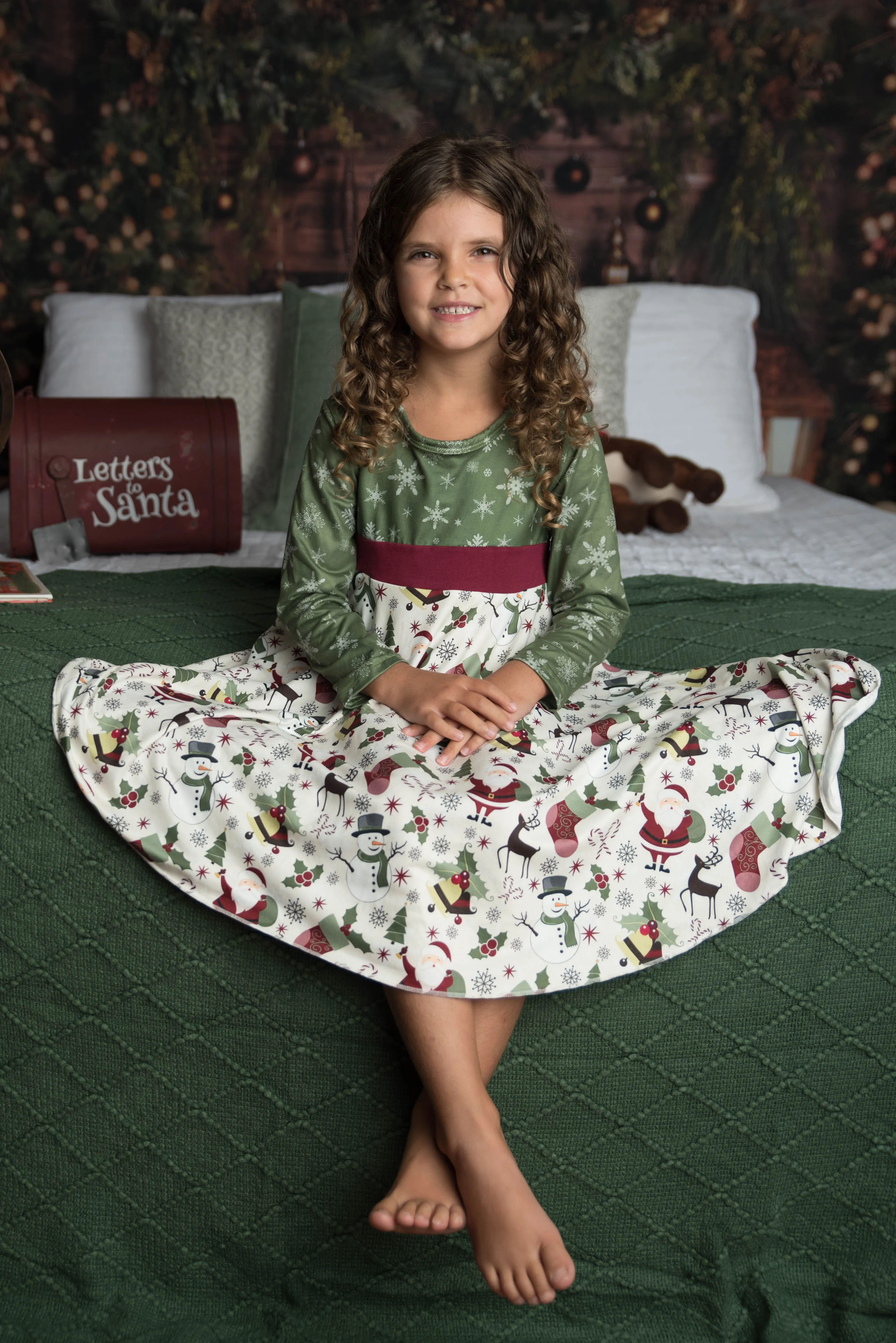 PAISLEY CHRISTMAS DRESS