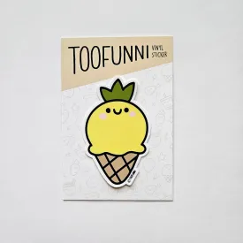 PINEAPPLE ICE CREAM - Vinyl Sticker