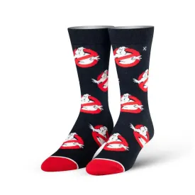 "Ghostbusters Logos" Cotton Crew Socks by ODD Sox