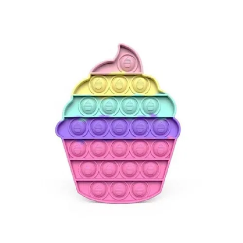 Rainbow Cupcake Popit