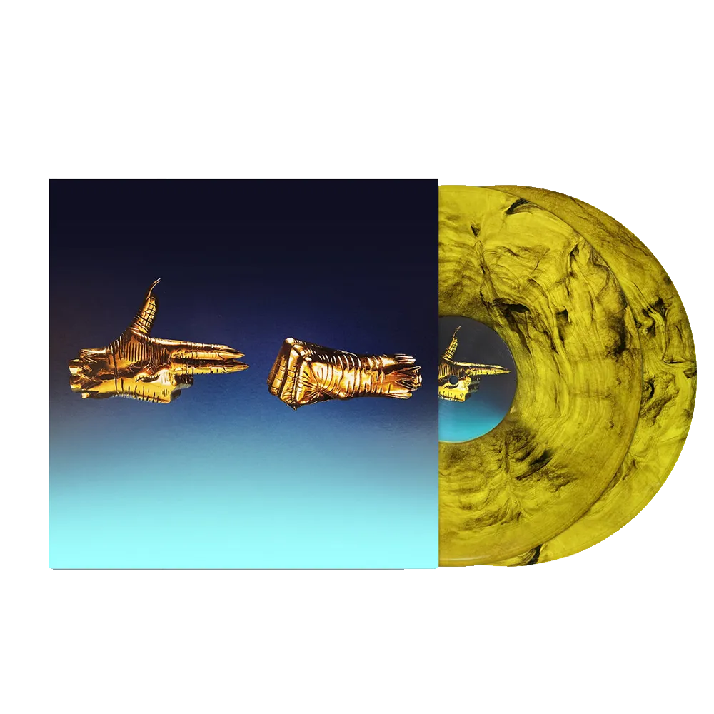 RUN THE JEWELS 3 2XLP - YELLOW & BLACK SMOKE