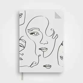 Stone paper notebook - A5 Hardcover, One line