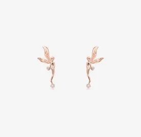 THIALH - DATURA • ASTRA - Diamond and 18K Rose Gold Earring (M Size)