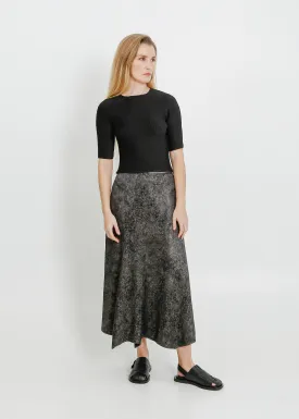 VALENCIA SKIRT / BLACK-BONE