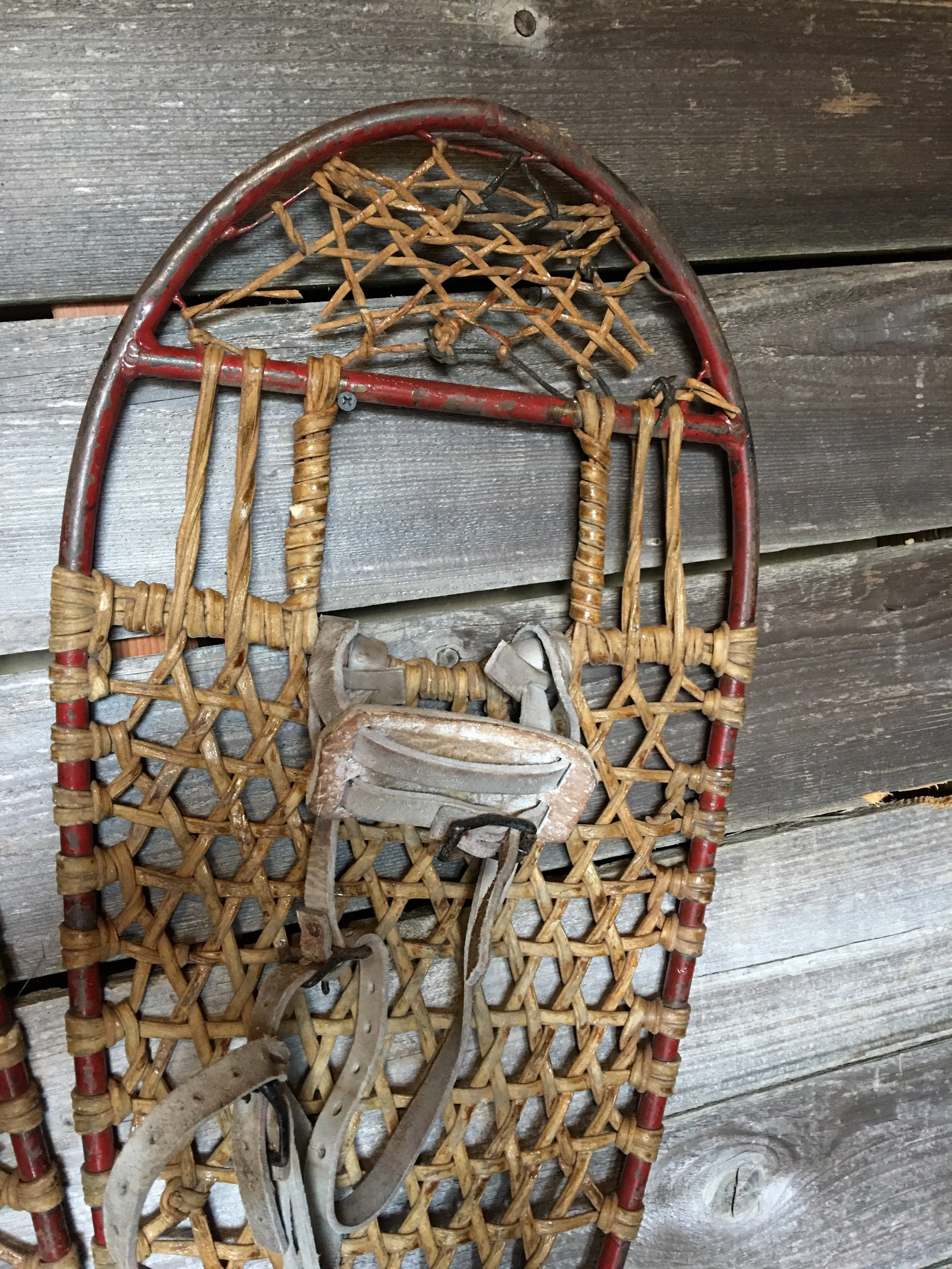 Vintage Bear Paw Snowshoes